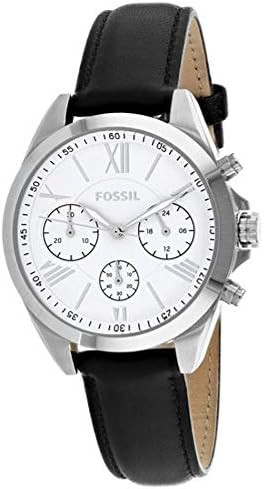 Bracelet de montre Fossil BQ3122 Cuir Noir 16mm